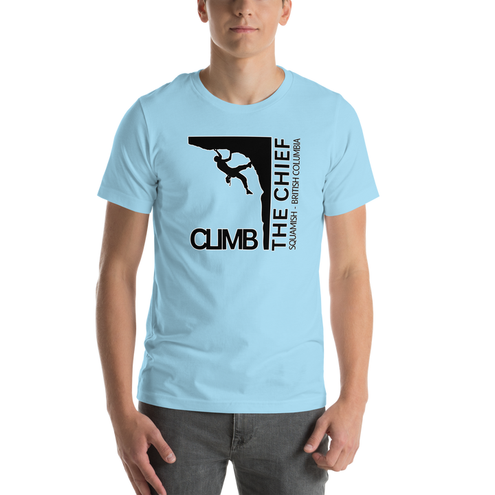 "Climb The Chief" Male Climber Unisex t-shirt