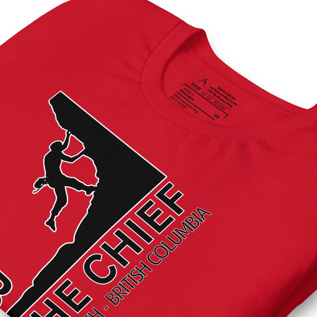 "Climb The Chief" Male Climber Unisex t-shirt