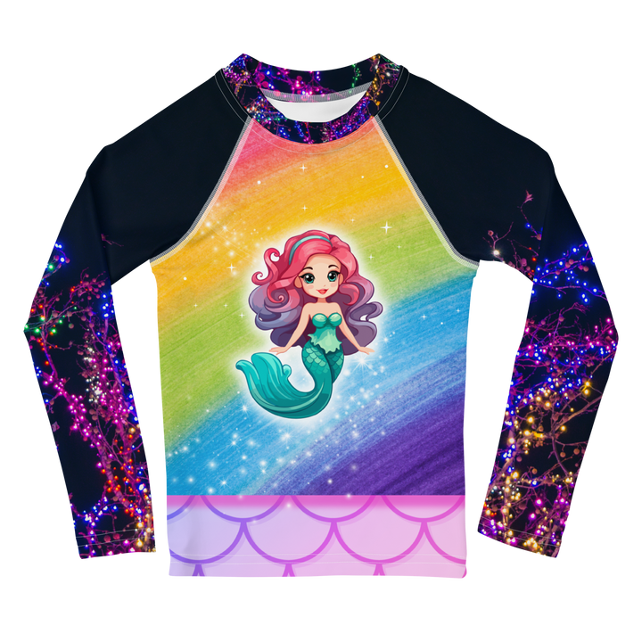 Magic Mermaid Girls Rash Guard