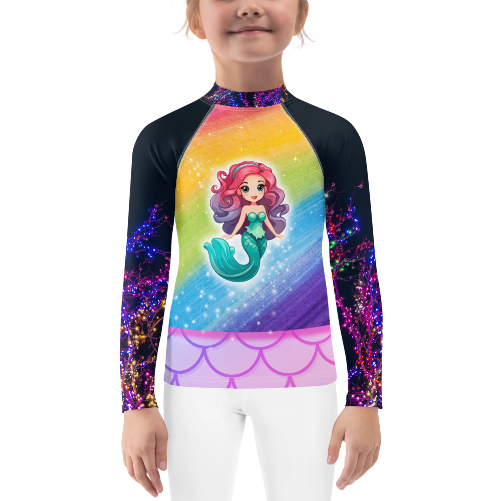 Magic Mermaid Girls Rash Guard