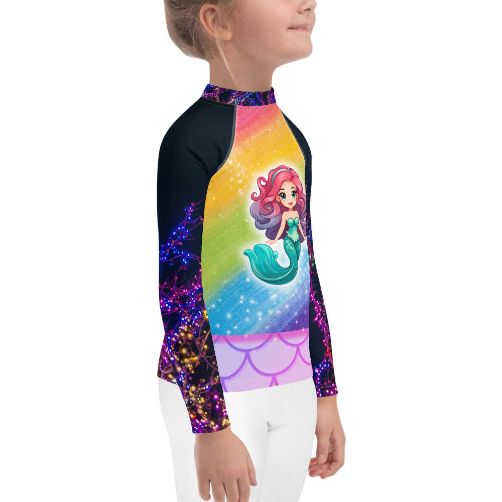 Magic Mermaid Girls Rash Guard