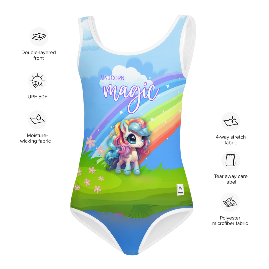 "Unicorn Magic!" Girls Swimsuit