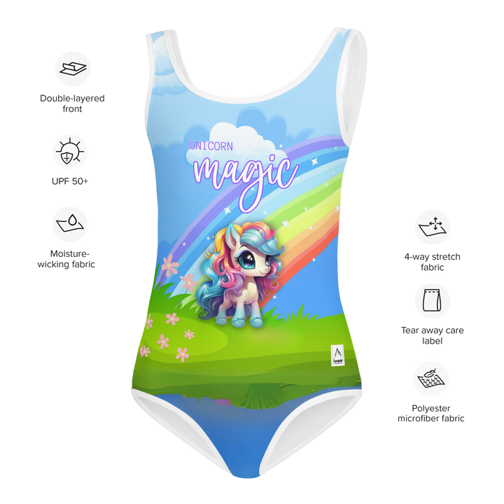 "Unicorn Magic!" Girls Swimsuit