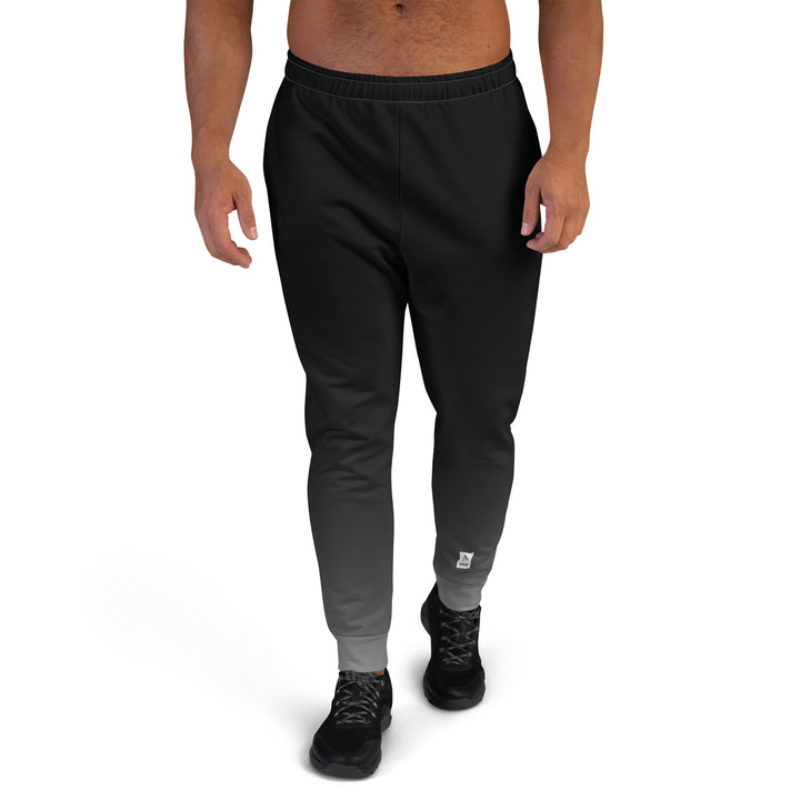 Men's Grey/Black Gradient Joggers