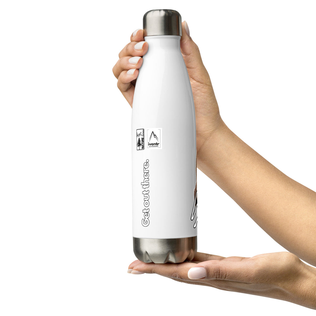 Grizzly Bear Stainless Steel Water Bottle