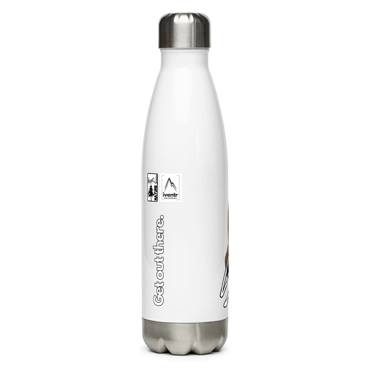 Grizzly Bear Stainless Steel Water Bottle