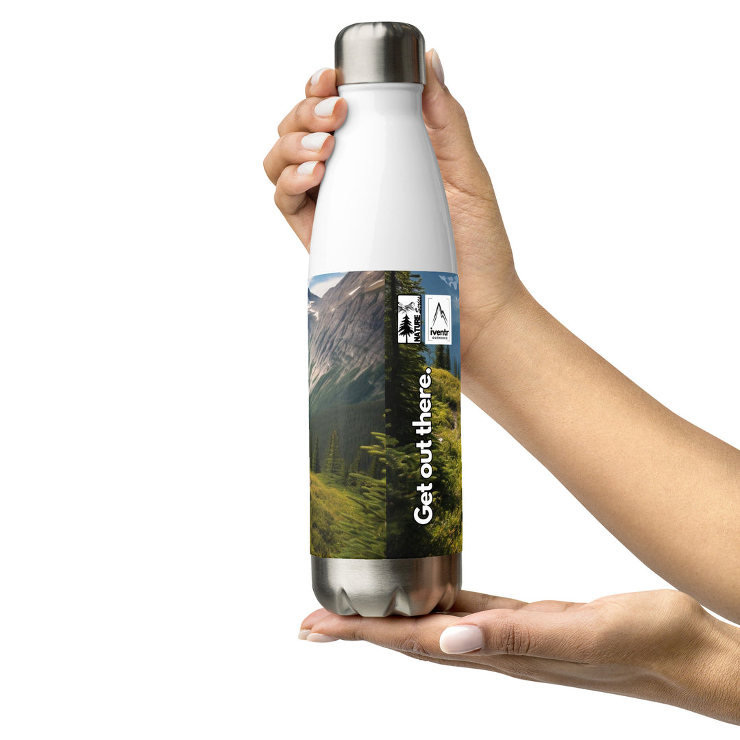 Rocky Mountain Hiking Couple Stainless steel water bottle