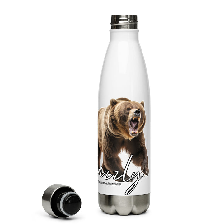 Grizzly Bear Stainless Steel Water Bottle