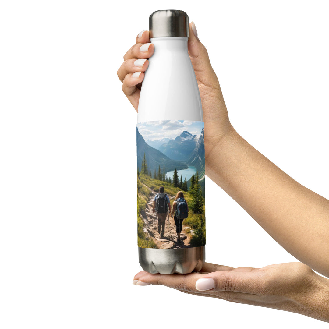 Rocky Mountain Hiking Couple Stainless steel water bottle