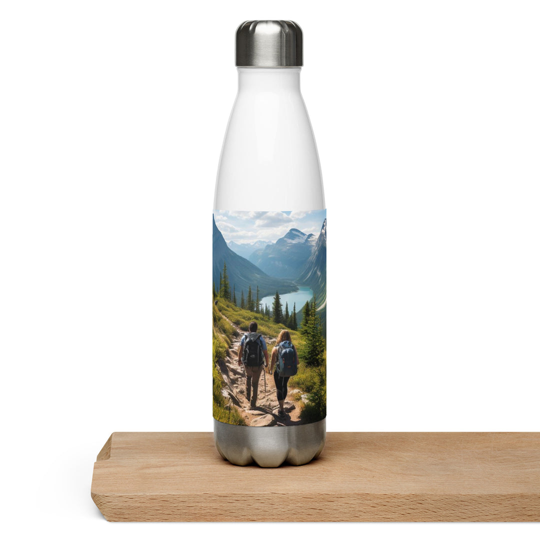 Rocky Mountain Hiking Couple Stainless steel water bottle