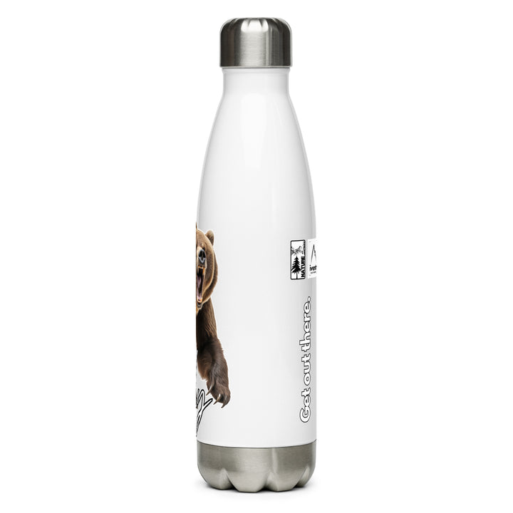 Grizzly Bear Stainless Steel Water Bottle