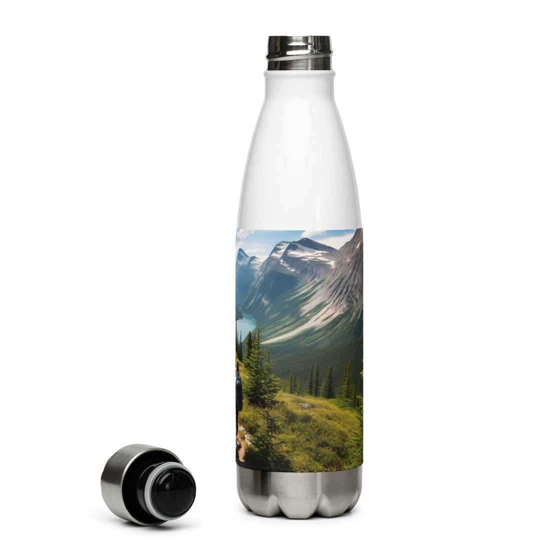 Rocky Mountain Hiking Couple Stainless steel water bottle