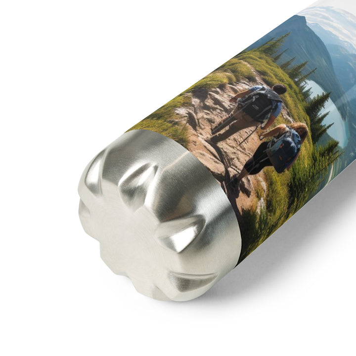 Rocky Mountain Hiking Couple Stainless steel water bottle