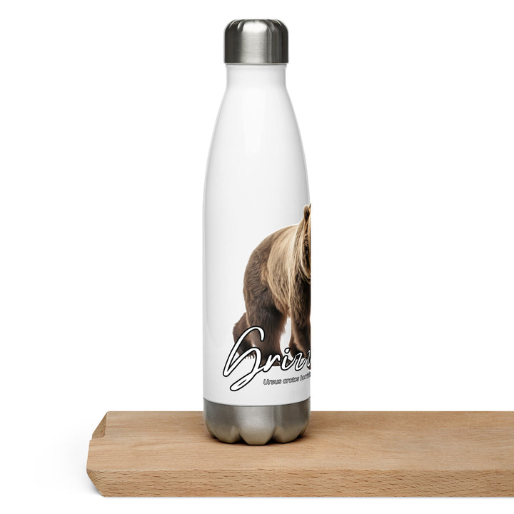 Grizzly Bear Stainless Steel Water Bottle