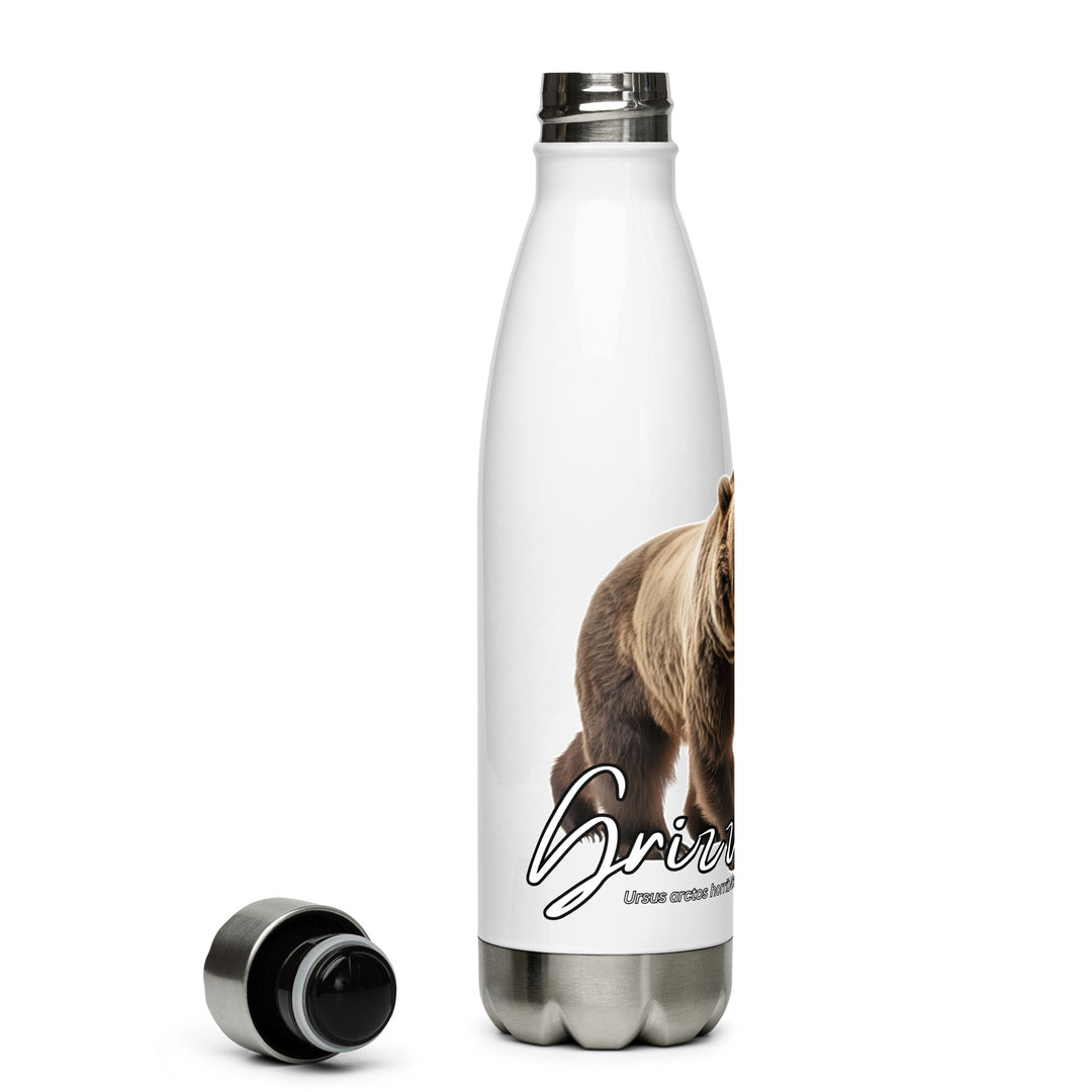 Grizzly Bear Stainless Steel Water Bottle