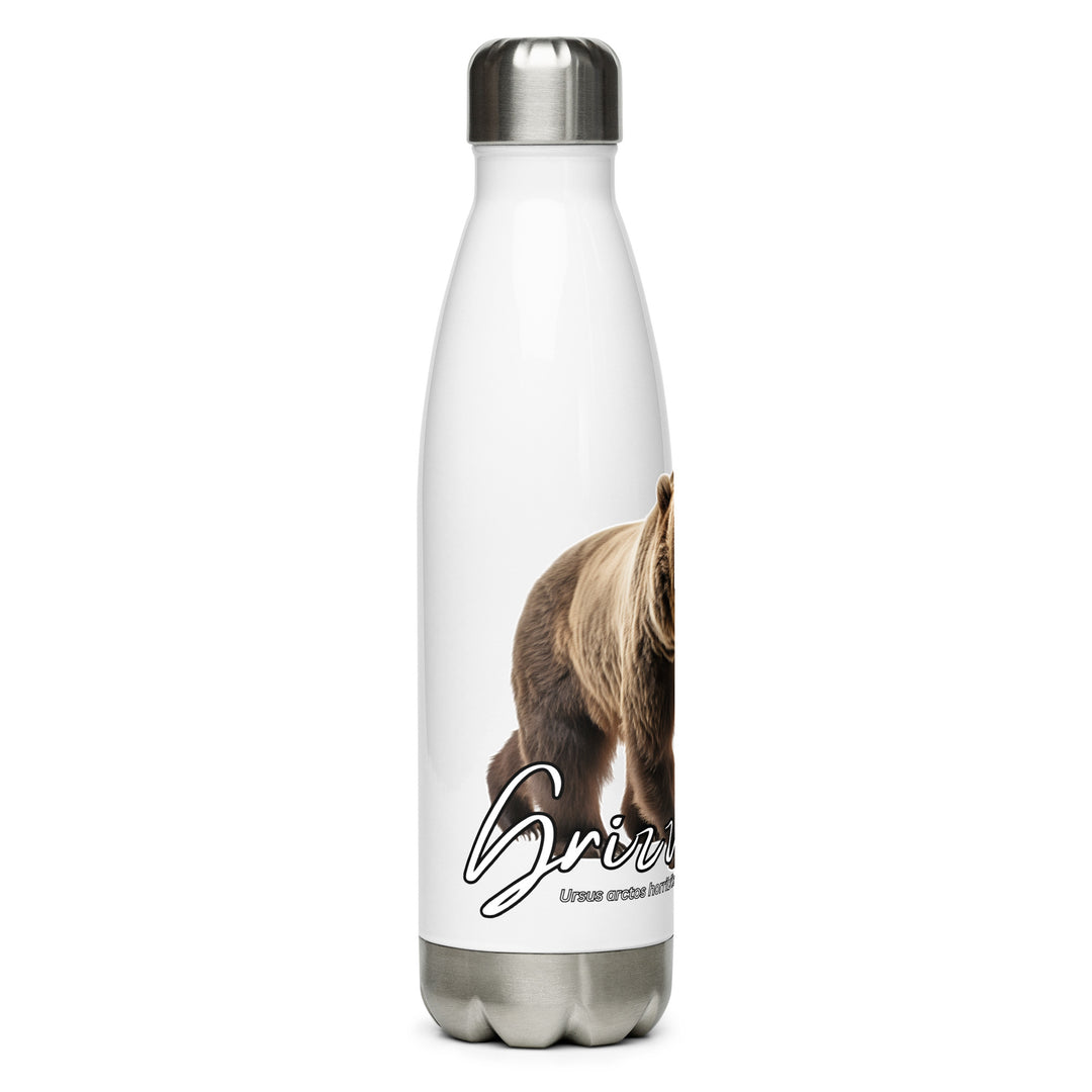 Grizzly Bear Stainless Steel Water Bottle