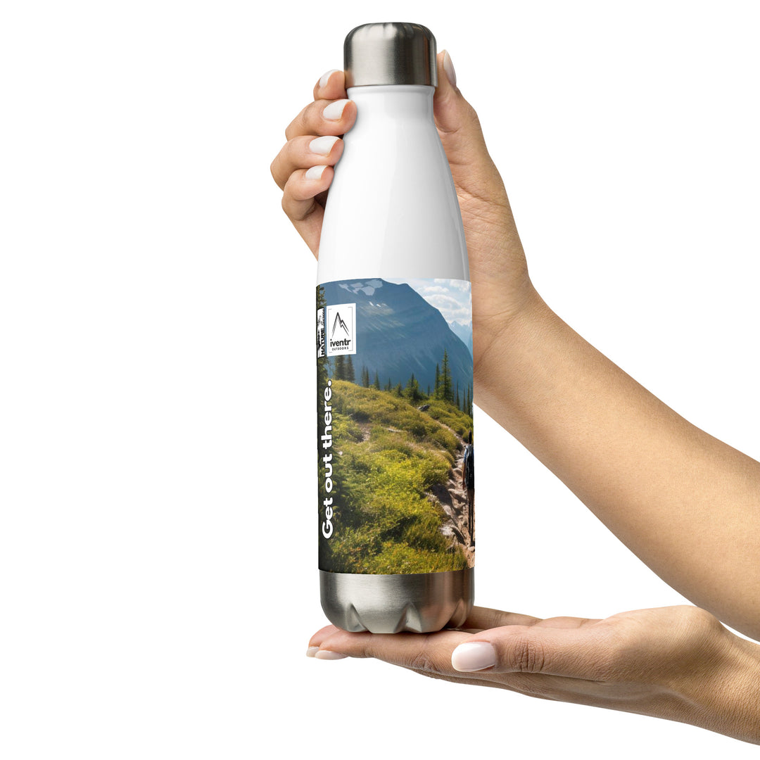 Rocky Mountain Hiking Couple Stainless steel water bottle