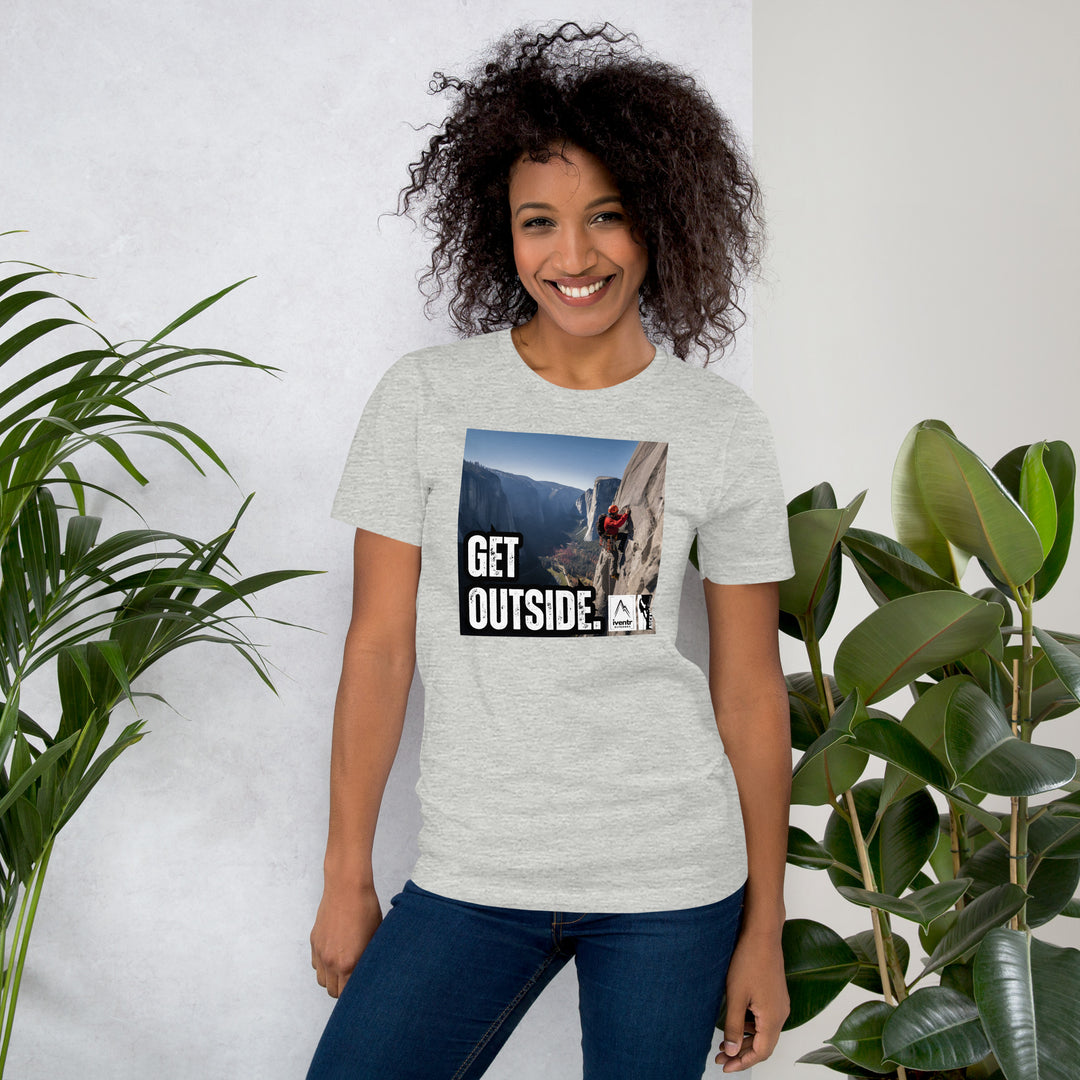 "Get Outside" Big Wall Climber Unisex T-shirt