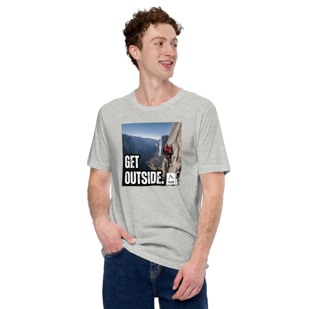 "Get Outside" Big Wall Climber Unisex T-shirt