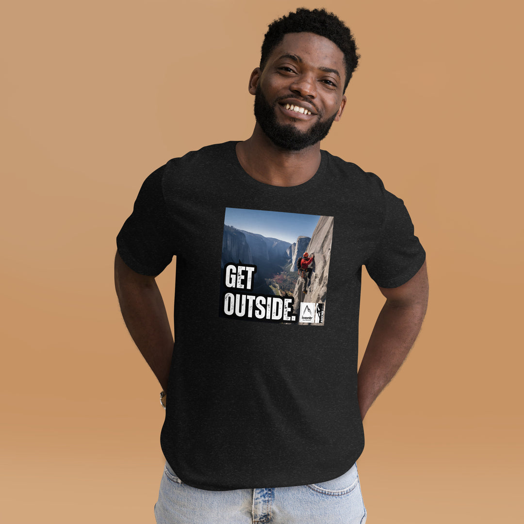 "Get Outside" Big Wall Climber Unisex T-shirt