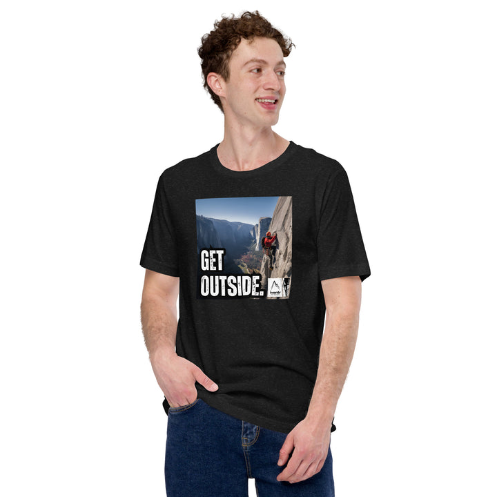 "Get Outside" Big Wall Climber Unisex T-shirt