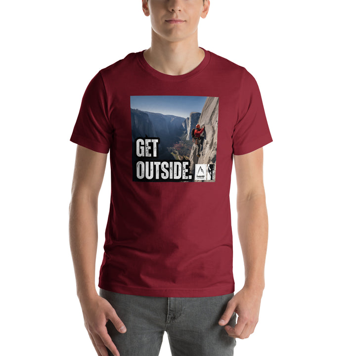 "Get Outside" Big Wall Climber Unisex T-shirt