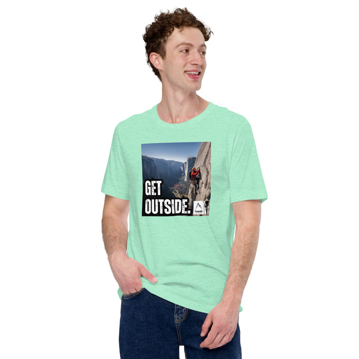 "Get Outside" Big Wall Climber Unisex T-shirt