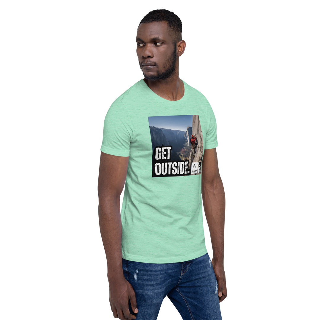 "Get Outside" Big Wall Climber Unisex T-shirt