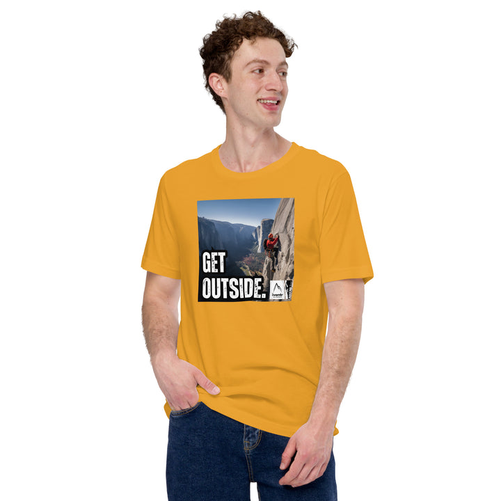 "Get Outside" Big Wall Climber Unisex T-shirt