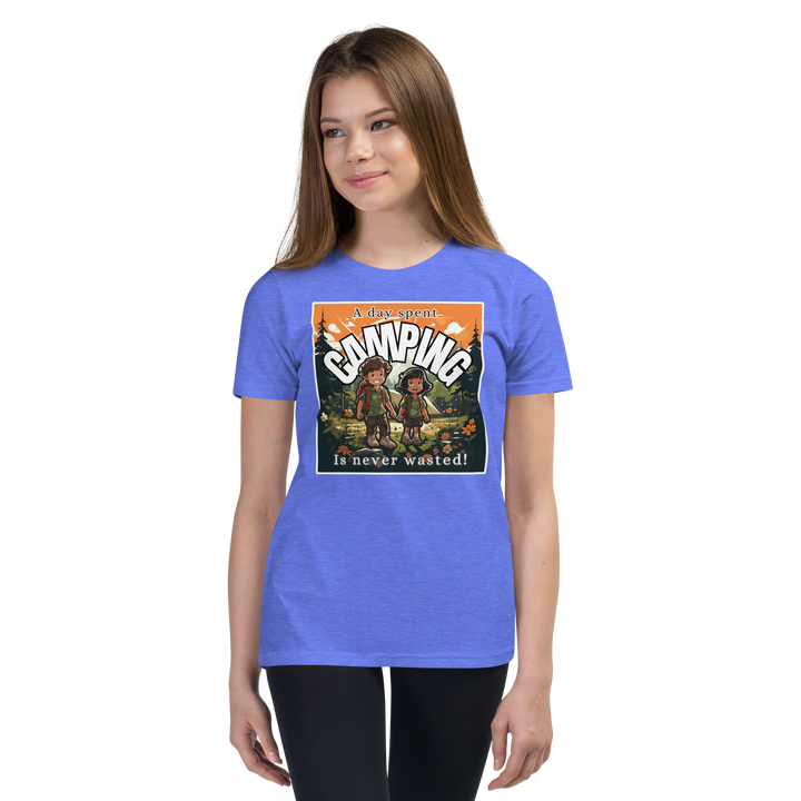 "A Day Spent Camping..." Youth Short Sleeve T-Shirt